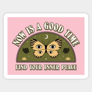 Inner Peace Moth Esoteric Sticker